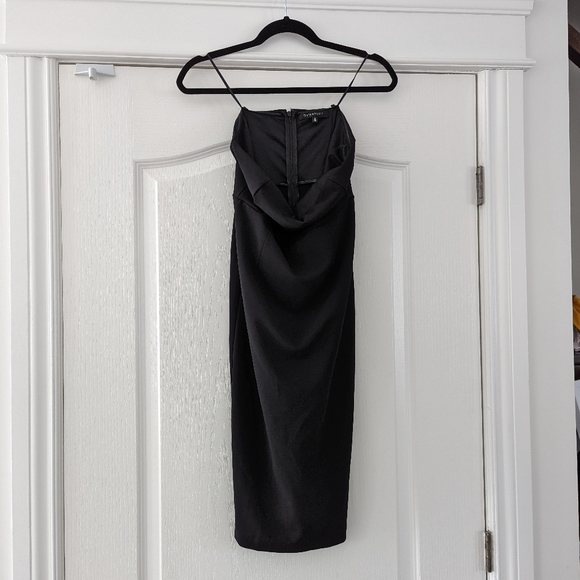 Black long strapless dress from Dynamite, medium - Picture 2 of 8